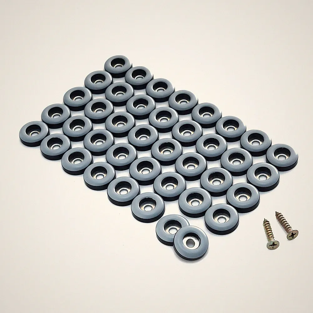 3/4'' Screw on Furniture Glides Sliders-PTFE () Chair Leg Movers Sliders for...