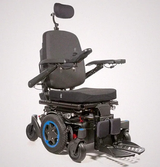 Quickie Q500M Mini Wheelchair Power Lift Tilt Leg Recline Right Handed Toggle